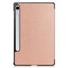 Kepuch Custer Case for Samsung Galaxy Tab S9 FE 11" X510 X516B/S10 FE X520 X526B/S9 X710 X716B X718U/S10 Lite X400 X406B,Ultra-Thin PU-Leather Hard Shell Cover - Rose Gold view 2