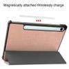 Kepuch Custer Case for Samsung Galaxy Tab S9 FE 11" X510 X516B/S10 FE X520 X526B/S9 X710 X716B X718U/S10 Lite X400 X406B,Ultra-Thin PU-Leather Hard Shell Cover - Rose Gold view 4