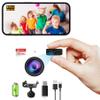 BEEDMXU Spy Hidden Wireless WiFi Security Home Camera, HD1080P Nanny Cam with Night Vision & Motion Detection - Indoor Security Camera for Home, Office and Car view 1