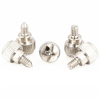 10-20Pcs 6#-32 * 6 Thread Teeth Computer PC Case Cooling Fan Toolless Adjustment Screw Thumbscrews Thumb Screw M3.5 (Color : 5mm)
