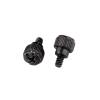 10Pcs 6#-32 * 6 Thread Teeth Computer PC Case Cooling Fan Toolless Adjustment Screw Thumbscrews Thumb Screw M3.5 (Color : Black) view 1