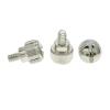 10Pcs 6#-32 * 5 Computer PC Case Cooling Round Toolless Adjustment Screw Thumbscrews Thumb Screw M3.5 (Color : Silver) view 1