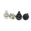 10Pcs 6#-32 * 5 Computer PC Case Cooling Round Toolless Adjustment Screw Thumbscrews Thumb Screw M3.5 (Color : Silver) view 2