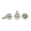 10Pcs 6#-32 * 5 Computer PC Case Cooling Round Toolless Adjustment Screw Thumbscrews Thumb Screw M3.5 (Color : Silver) view 4