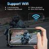 PruMan Motorcycle Drive Recorder Camera, 4in Screen, 1080P Dual Lens, 140 Angle, Loop Recording, Manual Lock, G-Sensor, Loop Recording, 128G Max view 4