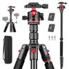 78" Porfessional Tripod for Camera, Victiv Aluminum Camera Tripod Monopod for DSLR, Spotting Scope,Telescope, Binoculars, Compact Heavy Duty Camera Stand for Photography Video Recording Travel view 1