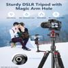 78" Porfessional Tripod for Camera, Victiv Aluminum Camera Tripod Monopod for DSLR, Spotting Scope,Telescope, Binoculars, Compact Heavy Duty Camera Stand for Photography Video Recording Travel view 2
