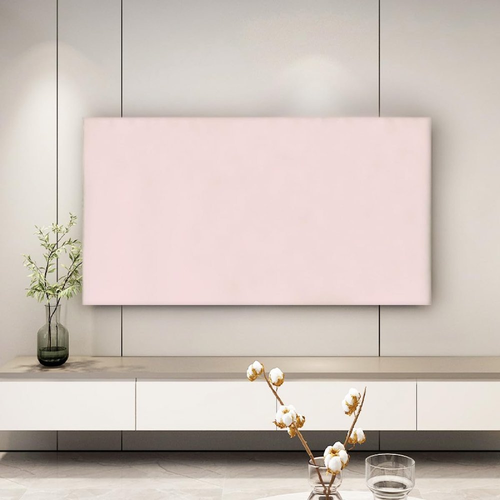 GSGC TV Cover TV Dust Cover Indoor TV Protector Cover 32-85 Inches TV Display Protector for LCD LED Soft Solid Colour Hanging Desktop Universal Dust-Proof Protector for Televisions Computer