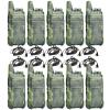 Retevis RT22 Walkie Talkies with Earpiece, Portable FRS Two-Way Radios, Camouflage, Compact, Lightweight, VOX Hands Free, Handheld 2 Way Radio with Headsets(10 Pack) view 1