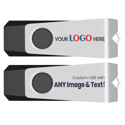Customizable Flash Drives 512MB, Wooolken Personalized USB 2.0 Drive 10/20/50/100 Pack, Custom Thumb Drive Engraved Logo USB Drive (Mixcolors)