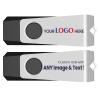 Customizable Flash Drives 512MB, Wooolken Personalized USB 2.0 Drive 10/20/50/100 Pack, Custom Thumb Drive Engraved Logo USB Drive (Mixcolors) view 1