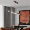 SteFik - Long Chandelier LED Dimmable Dining Room Hanging Light Fashion - Dining Table and Bar Ceiling Hanging Light Modern Minimalist Office Long Light,Pendant view 3