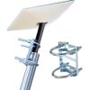 Sactulaz Antenna Mast Pipe Mount Works with Starlink Pipe Adapter Pole Mounting kit Connect Pipes to Poles Adapter,Heavy Duty Universal Antenna/Weather/WiFi Roof Pole Mount V-Clamp Bracket view 1