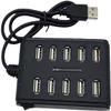 10 Port Hub USB 2.0 High Speed Multiple Splitter Adapter Extension Cable for Laptop PCB Interface Devices view 1
