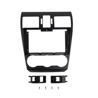 9'' Car Radio Stereo Fascia Frame Panel Trim Bezel with Power Harness Cable for Subaru Forester WRX XV 2016 17 18 Impreza Levorg