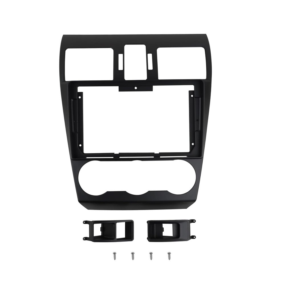 9'' Car Radio Stereo Fascia Frame Panel Trim Bezel with Power Harness Cable for Subaru Forester WRX XV 2016 17 18 Impreza Levorg