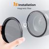 49mm Magnetic Variable ND2-32 & MCUV Lens Filters Kit (2 Pcs) 1-5 Stops Variable ND MCUV Lens Protection Filter with 28 Layer Coated (Nano-X Series) view 2