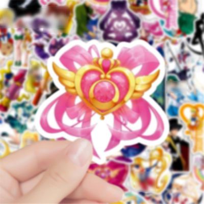 MUYINGZHUO Cartoon Stickers, 100PCs Pack, Anime Vinyl Waterproof Decals for Laptop, Hydro Flask, Water Bottle Phone Stickers for Teens, Party Supply Decals as Gifts
