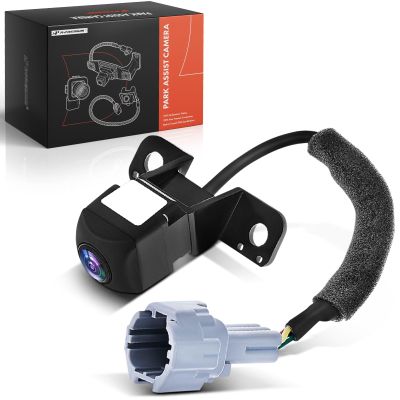 A-Premium Park Assist Camera Rear View Backup Reverse Camera Compatible with Select Hyundai Models - 2012-2015 Santa Fe, 2013-2018 Santa Fe Sport, 2013-2015 Santa Fe XL - Replace# 957602W150