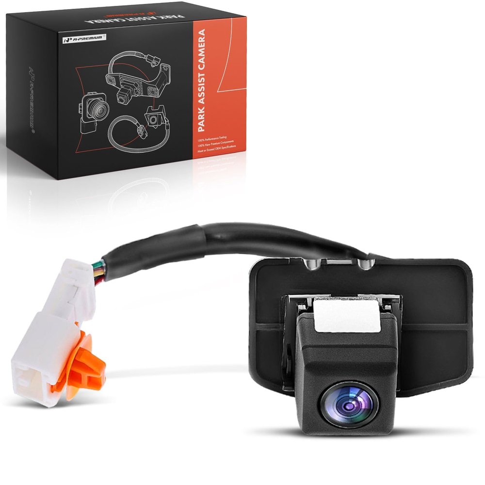 A-Premium Park Assist Camera Rear View Backup Reverse Camera Compatible with Select Acura Models - 2011 2012 2013 2014 TSX Sedan - Replace# 39530-TL2-A01