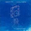 PP124- Faded Blueprint iPod Click Wheel Patent Poster Poster Print - Cole Borders (24 x 36) view 1