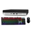 HP EliteDesk 705 G4 Mini Desktop Computer, AMD Quad-Core Ryzen 5 2400GE up to 3.8GHz, 16GB DDR4 RAM, 512GB SSD, Keyboard, Mouse, Windows 11 (Renewed) view 1