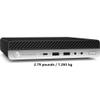 HP EliteDesk 705 G4 Mini Desktop Computer, AMD Quad-Core Ryzen 5 2400GE up to 3.8GHz, 16GB DDR4 RAM, 512GB SSD, Keyboard, Mouse, Windows 11 (Renewed) view 2