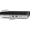 HP EliteDesk 705 G4 Mini Desktop Computer, AMD Quad-Core Ryzen 5 2400GE up to 3.8GHz, 16GB DDR4 RAM, 512GB SSD, Keyboard, Mouse, Windows 11 (Renewed) view 3