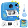 Upgrade Camera Instant Print, 1080P Digital Camera, Christmas Birthday Gifts, Blue view 1