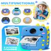 Upgrade Camera Instant Print, 1080P Digital Camera, Christmas Birthday Gifts, Blue view 2