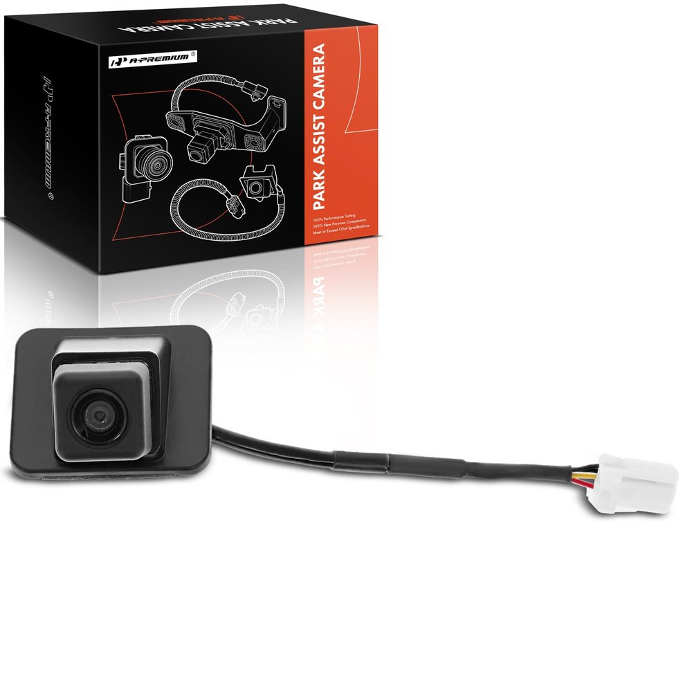 A-Premium Park Assist Camera Rear View Backup Reverse Camera Compatible with Select Mazda Models - 2014 2015 2016 2017 3 - Replace# GMN467RC0