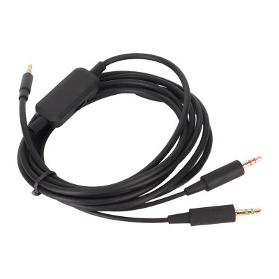 Gavigain Headphone Cable 3.5mm Volume Control Sound Cable Earphone Replacement Cable Compatible for MMX300 MMX300 2nd Gen Headset