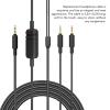 Gavigain Headphone Cable 3.5mm Volume Control Sound Cable Earphone Replacement Cable Compatible for MMX300 MMX300 2nd Gen Headset view 4