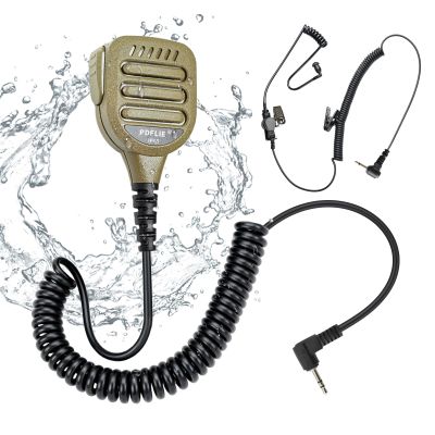 Pdflie IP65 Waterproof Shoulder Mic Speaker Microphone for Motorola Talkabout T100 T200 T200TP T260 T260TP T265 T380 T400 T460 T600 T605 T605 T800 MH230R MR350R Hyt TC1688 TC-1688 TC310 TC320