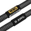 WORLDS BEST CABLES 4 Units - 6 Inch Ultimate - 8 AWG - Ultra-Pure OFC - Premium Audiophile HiFi Speaker Jumper Cables with Eminence Gold Banana Plugs & Carbon Tweed Jacket view 3