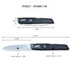 HUAAO 7.7" Assisted Open Folding Pocket Knife,Button Lock EDC Utility Knife for Camping, Hunting, Hiking, Fishing, Indoor and Outdoor Activities Gifts view 2