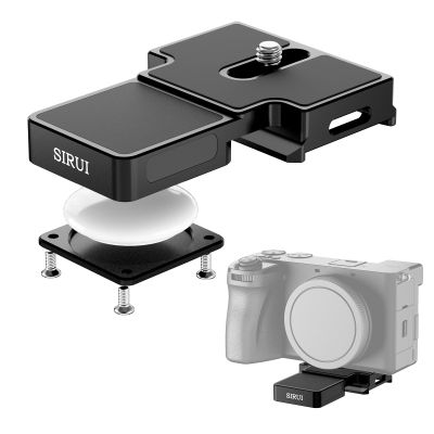 SIRUI Quick Release Plate for AirTag, Mount Plate for ARCA with 1/4"-20 Screw Quick-Release Plate for Hidden AirTag