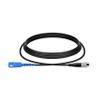 Single Mode Fiber SC to FC 100M/328FT,TPU Outdoor Fiber Optic Cable Simplex OS2 9/125um Armored Fiber Patch Cable OD-3mm,UPC Fiber Optic Internet Cable view 1