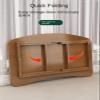 Foldable Bamboo Laptop Bed Desk with Up Holder Portable Laptop Bed Table for Bed Sofa Couch Color Lap Tablet Desk view 2