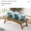Foldable Bamboo Laptop Bed Desk with Up Holder Portable Laptop Bed Table for Bed Sofa Couch Color Lap Tablet Desk view 3
