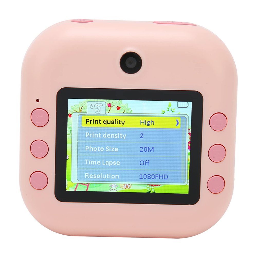 Instants Print Camera,Kids Camera Instants Print, Christmas for Kids Selfie Digital Camera with 1080P Videos,Toddler Portable Travel Camera Toy for 4 5 6 7 8 9 Year Old Boys Girls(PINKS)