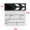 Mini Acrylic Director Scene Clapperboard TV Movie Action Board Film Cut Prop with Pen Mini Acrylic Clapperboard Director's Film Clapboard Easy Wipe Cut Action Scene Board S view 2