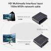 Gavigain Video Extender,HD Multimedia Interface Extender by Cat TCP IP Support Up to 492ft Video Extender 100240V(US Plug) view 2