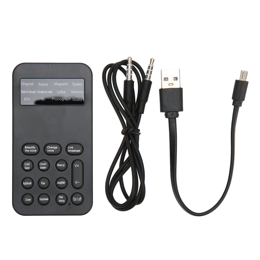 Voice Changer, Handheld Voice Modulator, Voice Changer Device, Handheld Sound Effects Device with 8 Voice Modulation Options for Phone Calls and Gaming