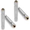 1/4 Inch TRS/TS Female to Female Gold-Plated Coupler (4 Pack), 1/4" TRS Stereo and TS Mono Jack Adapter Joiner, 6.35mm Extension Gender Changer Converter Connectors for Amplifier Speaker Guitar Sound view 1