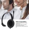 Gavigain Telephone Headset,3.5mm Communication Headset ENC Noise Cancellation Corded Monaural Headset with HD Mic for PCs view 2