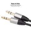 Gavigain Telephone Headset,3.5mm Communication Headset ENC Noise Cancellation Corded Monaural Headset with HD Mic for PCs view 3