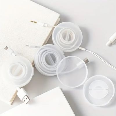 SEDLAV Cable Storage Box Cable Organizer, Data Cable Holder, Earphone Winder, Mobile Phone Cable Storage, Wire Storage Box, Multi-Purpose Cable Holder & Portable Organizer