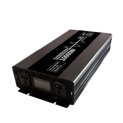 10000W Pure Sine Wave Inverter, 24V/48V DC to 110V/220V AC Power Inverter Converter,LED Display for Home,RV,Truck,Off-Grid Solar,24V to 220V