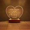 MNBON Customizable Personalized Wedding Gift Lamps - Names of Mr and Mrs and Wedding Date - Anniversary and Love LED Night Lights - Unique Gift for Him or Her view 2